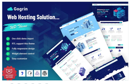 Gogrin - Web Hosting Solution WordPress Theme