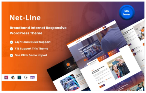 Netline - Broadband Internet Responsive WordPress Theme