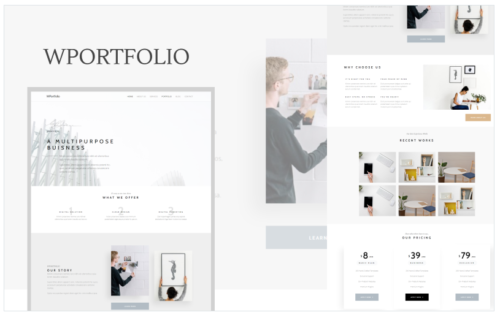 WPortfolio - Minimalist Multipurpose WordPress Theme