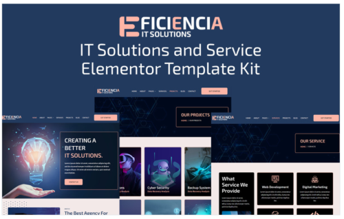 Eficiencia - IT Solutions and Service Elementor Template Kit