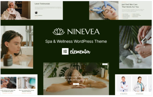 Ninevea - Spa & Massage Salon Beauty WordPress Theme