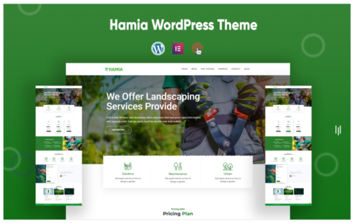 Hamia- Creative Green Tree WordPress Theme