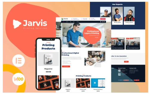 Jarvis - Design & Printing WordPress Theme Jarvis - Design & Printing WordPress Theme