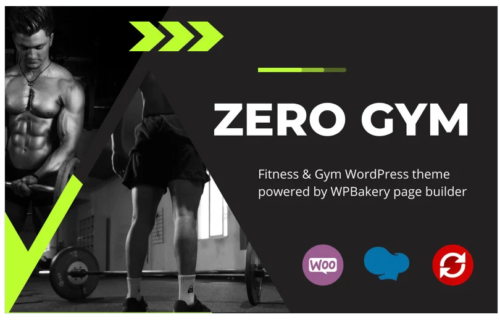 ZeroGym - Fitness and Gym WordPress theme