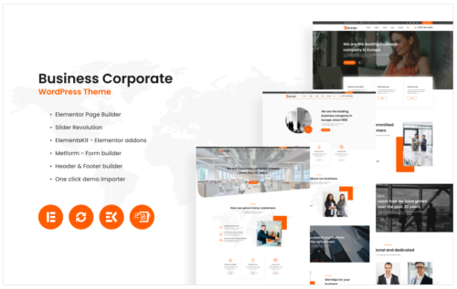 Bizcorpz - Business Corporate WordPress Theme