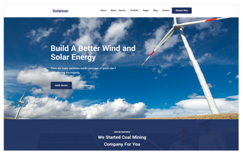 Solarsun - Solar Energy WordPress Theme