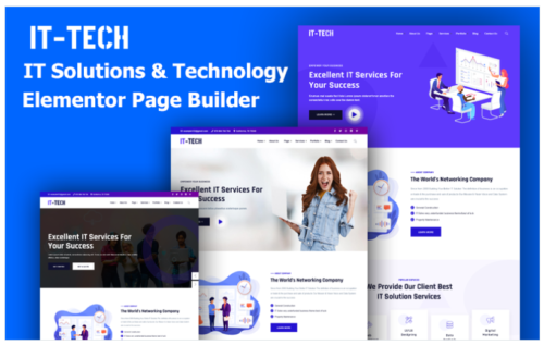 ItTech - IT Solutions, Technology & Multipurpose WordPress Theme