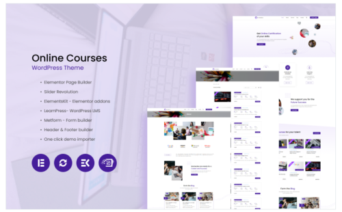 Courisa - Online Courses WordPress Theme