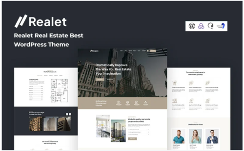 Realet - Real Estate Best WordPress Theme