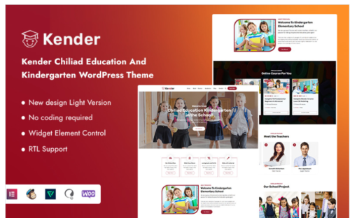 Kender - Chiliad Education And Kindergarten WordPress Theme