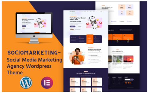Sociomarketing - Social Media Marketing Agency WordPress Theme