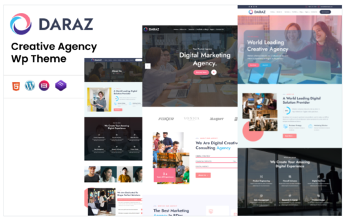Daraz - Creative Agency Elementor Wordpress Theme