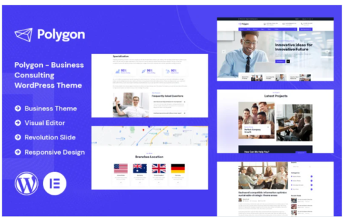 Polygon - Business Consulting WordPress Theme