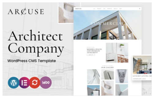 Arcuse - Real Estate and Architecture WordPress Theme