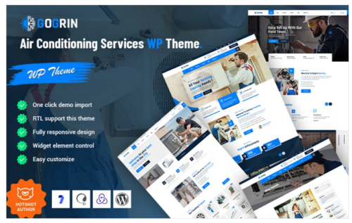 Gogrin - Air Conditioning Services WordPress Theme