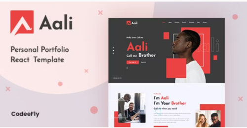 Aali - Personal Portfolio React NextJs Template