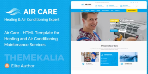 Air Care - HTML Template for Heating and Air Conditioning Maintenance Services