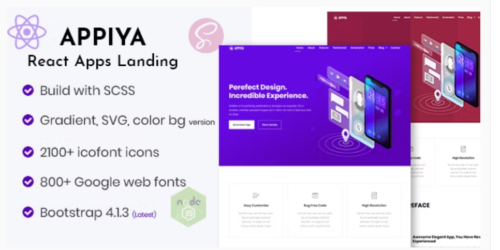 Appiya - React App Landing Page