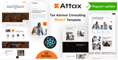 Attax - Business Consulting React Next Js Template