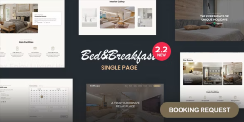 Bed&Breakfast Responsive Single Page