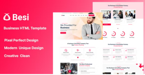 Besi - Business and Agency HTML Template