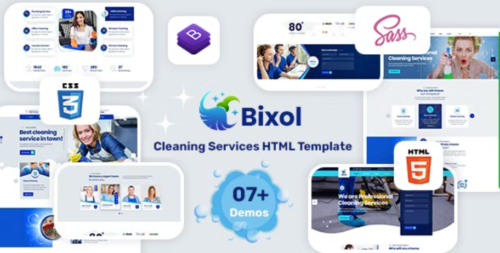 Bixol - Cleaning Services HTML Template