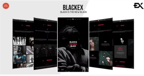 Blackex - Photography Portfolio Template