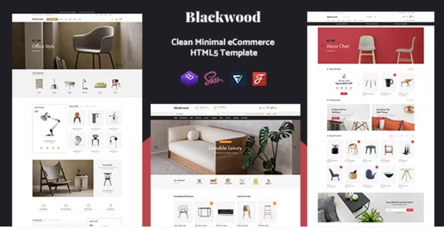 Blackwood - Clean Minimal eCommerce HTML5 Template