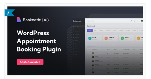 Booknetic – WordPress Booking Plugin for Appointment Scheduling [SaaS]