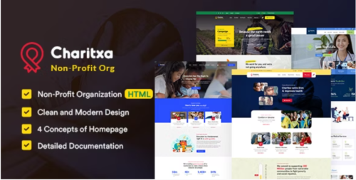 Charitxa | Multipurpose Nonprofit HTML Template
