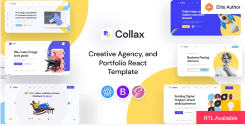 Collax - Creative Agency React Next js Template
