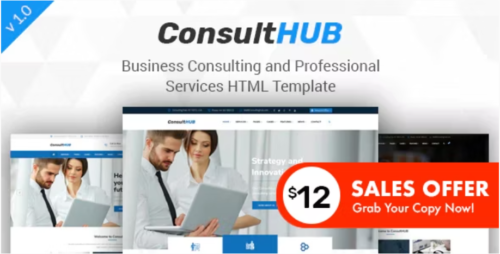 Consult HUB - Business Consulting and Professional Services HTML Template