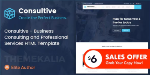 Consultive - Business Consulting and Professional Services HTML Template