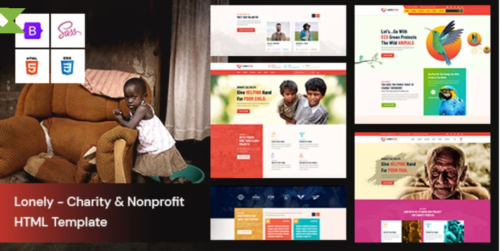 Lonely - Charity & Nonprofit HTML Template