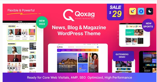 Qoxag – WordPress News Magazine Theme
