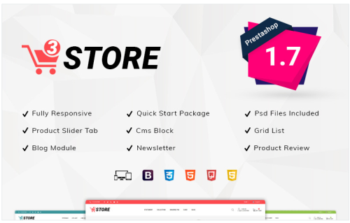 3Store - Multipurpose PrestaShop Theme