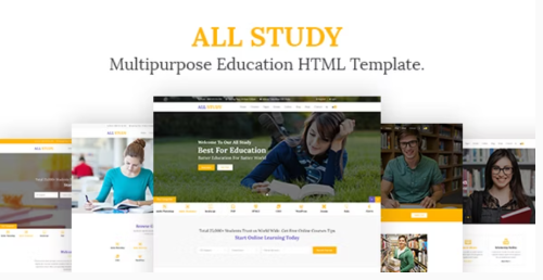 All Study- Multipurpose Education HTML Template