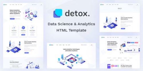 Detox - Data Science & Analytics HTML Template