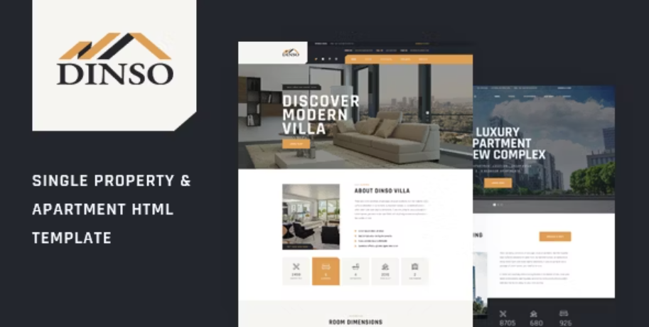 Dinso | Real Estate Single Property HTML Template