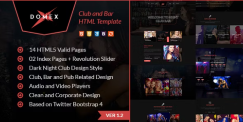Domex - Night Club and Event HTML Template