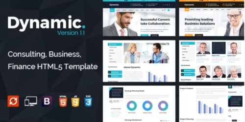 Dynamic - Consulting, Finance HTML5 Template