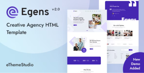 Egens - Creative Agency HTML Template