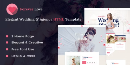 Forever Love - Wedding & Agency HTML Template
