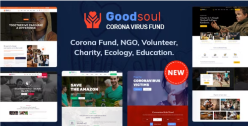GoodSoul - Coronavirus Fundraising HTML Template