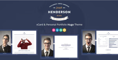 Henderson - vCard & Personal Portfolio Hugo Theme