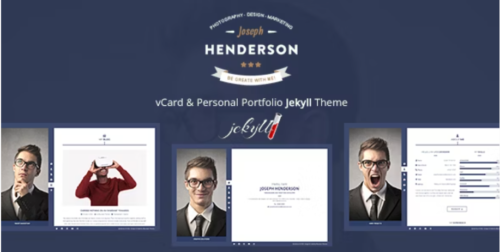 Henderson - vCard & Personal Portfolio Jekyll Theme