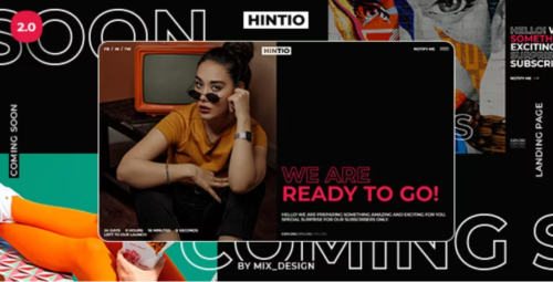 Hintio - Coming Soon & Landing Page Template