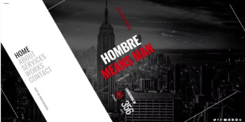 Hombre || Responsive Coming Soon Page