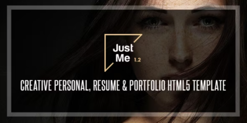 Just Me - Creative Portfolio HTML5 Template