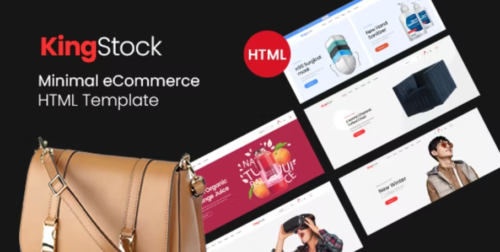 Kingstock - Clean Minimal eCommerce HTML5 Template